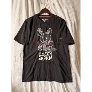 BKYS Lucky Charm Graphic T-Shirt – Black, Men's Medium